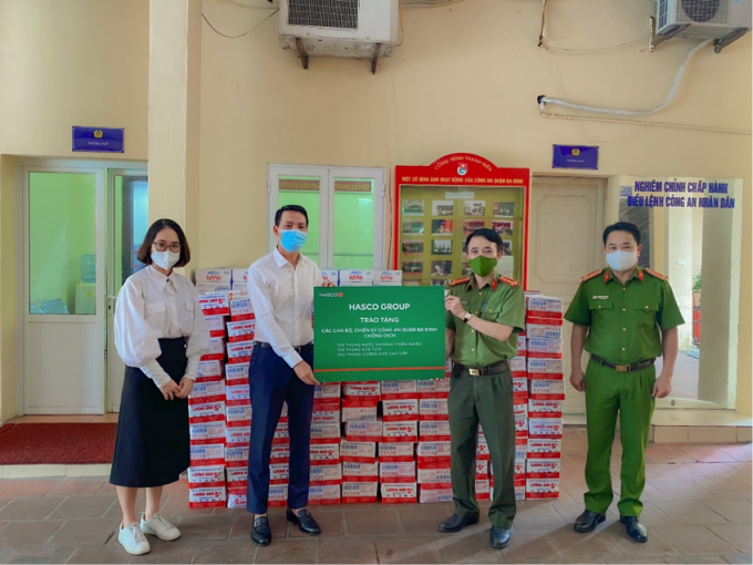 HASCO Holdings đồng hành cùng Công an quận Ba Đình đoàn kết, chung tay đẩy lùi Covid - 19
